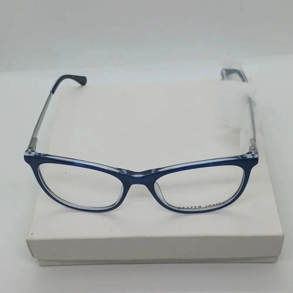 NWT WOMEN'S DRAPER JAMES EYEGLASS FRAMES DJ5034 INDIGO - Picture 3 of 4